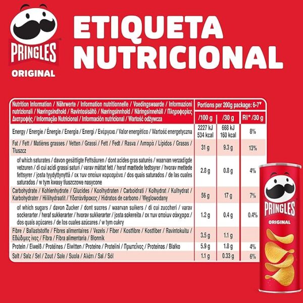 Pringles Original - Pack 12 X 40gr - Grup Berca Distribucions