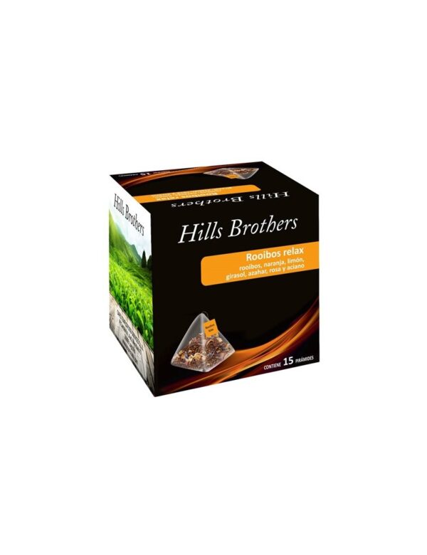 Hills Brothers Té Rooibos Relax - Caja con 15 infusiones - Grup Berca Distribucions