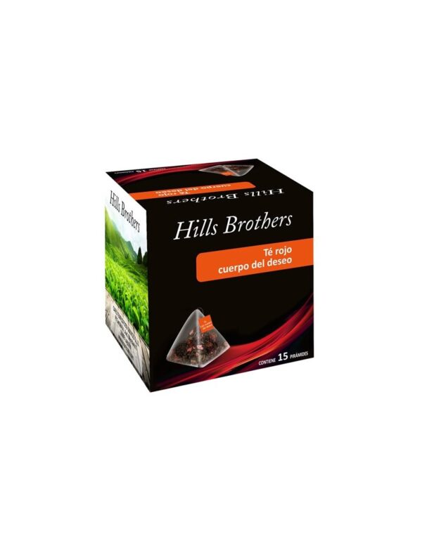 Hills Brothers Té Rojo Cuerpo del Deseo - Caja con 15 infusiones - Grup Berca Distribucions