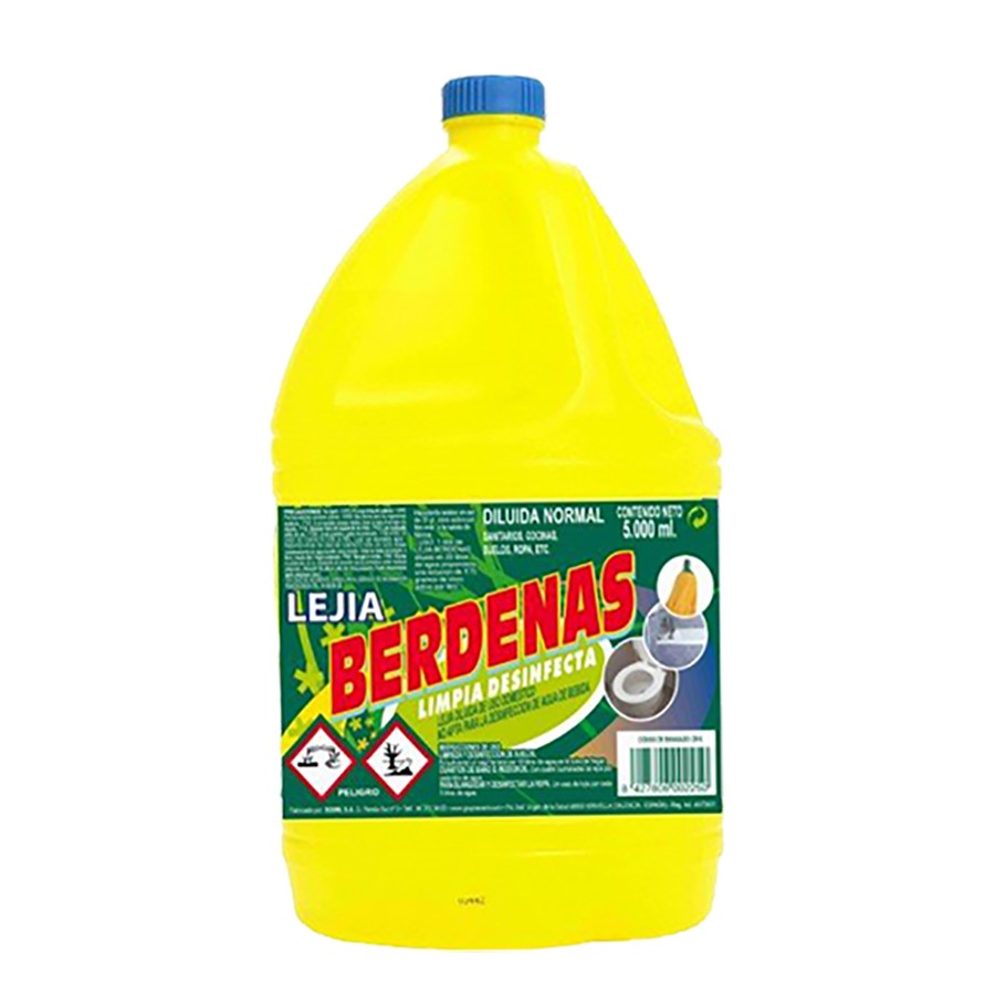 Lejía limón ESTRELLA, garrafa 1,43 litros