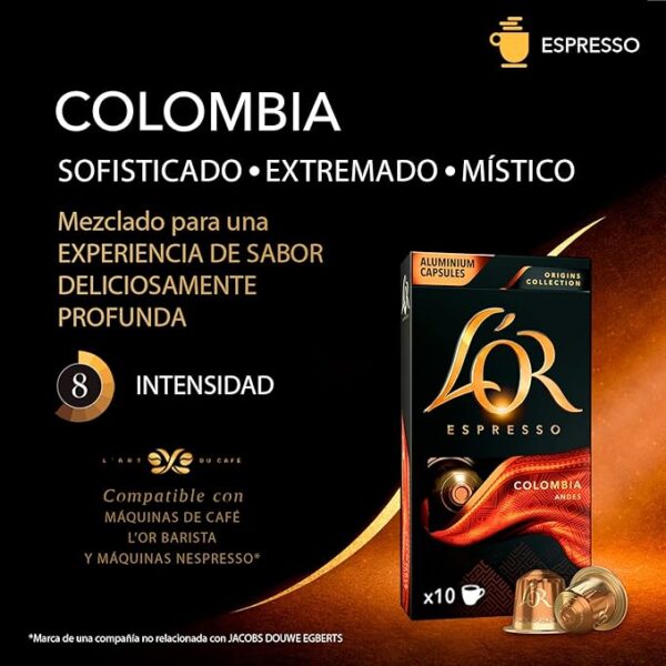 L’OR Colombia (8) para Nespresso - Pack de 40 cápsulas - Grup Berca Distribucions