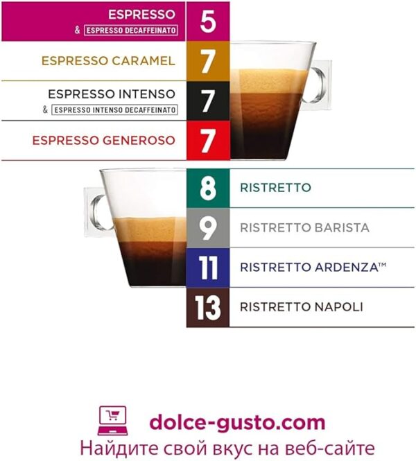 DOLCE GUSTO Espresso 100% (5) - Pack de 16 cápsulas - Grup Berca Distribucions