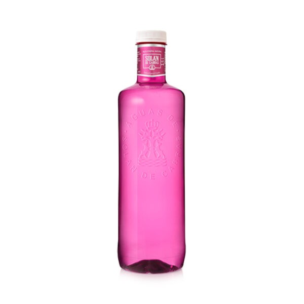 Agua Mineral Solán de Cabras Rosa - Botella en Apoyo a las mujeres con cáncer de mama - Pack 6 X 1,50L (PET) - Grup Berca Distribucions