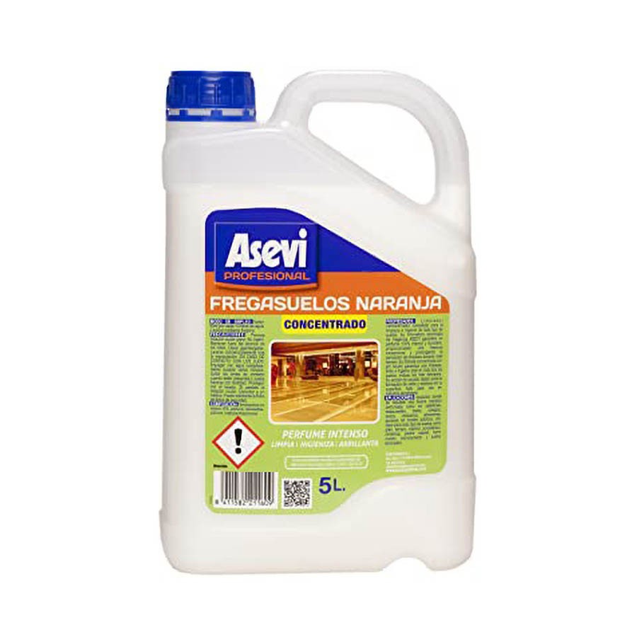 Asevi Profesional 21160 Fregasuelos Naranja - 5000 ml : :  Industria, empresas y ciencia