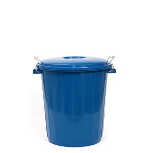 cubo basura azul 25l con tapa