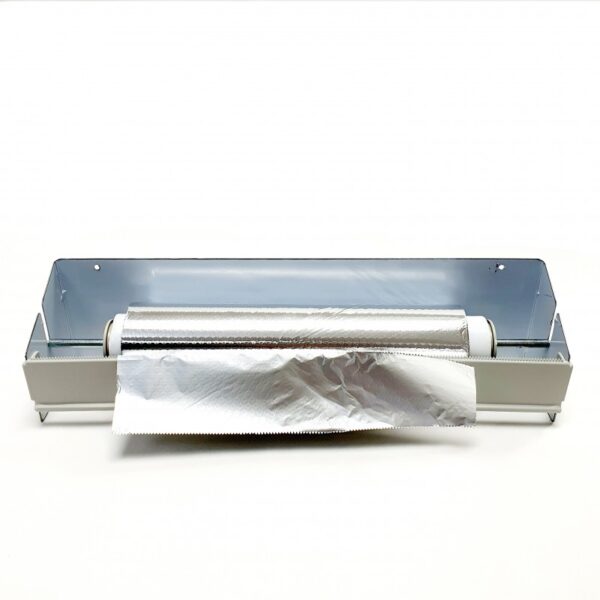 Dispensador de acero inox. para rollos de papel film alimentario o aluminio industrial - Grup Berca Distribucions