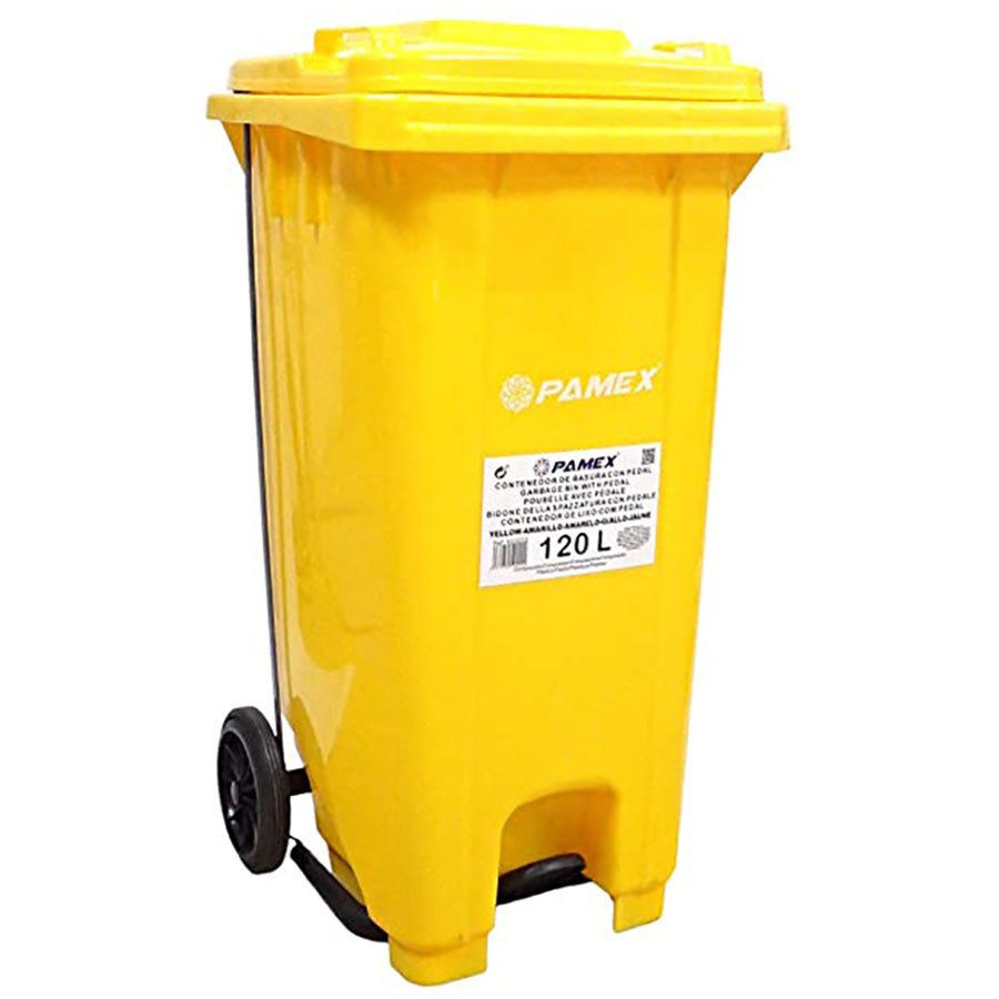 Cubo de basura de comunidad con tapa - 100 litros - Grup Berca Distribucions