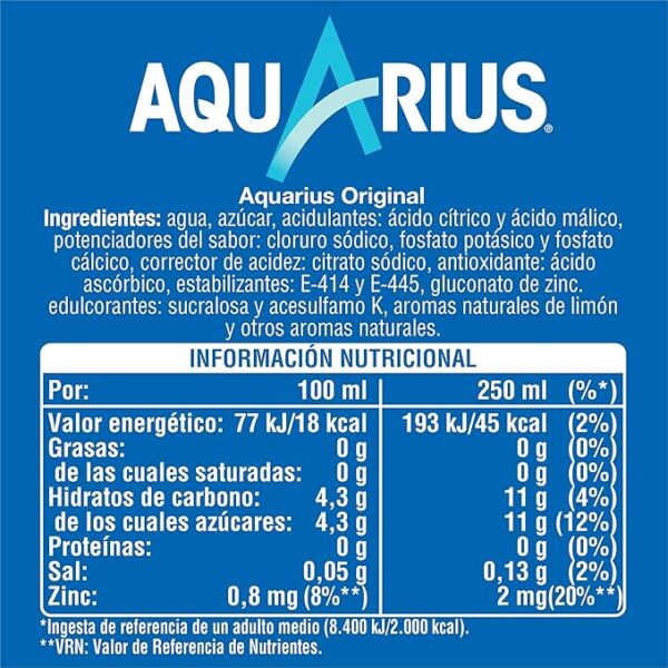 Aquarius Limón - 1,5L - Grup Berca Distribucions