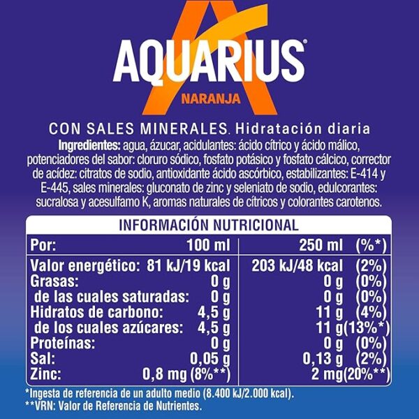 Aquarius Naranja - 1,5L - Grup Berca Distribucions